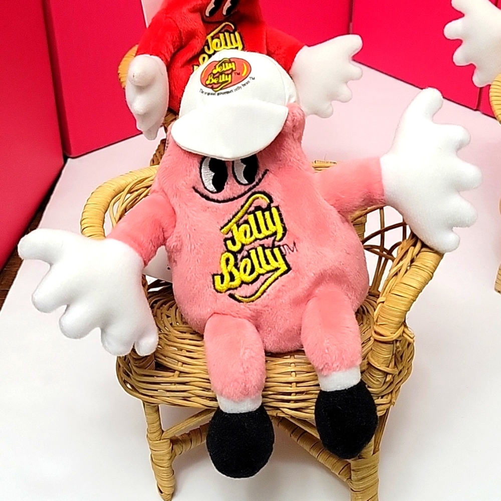 1999 Vintage Jelly Belly First Crop Cotton Candy Bean Bag Plush W Jelly Beans